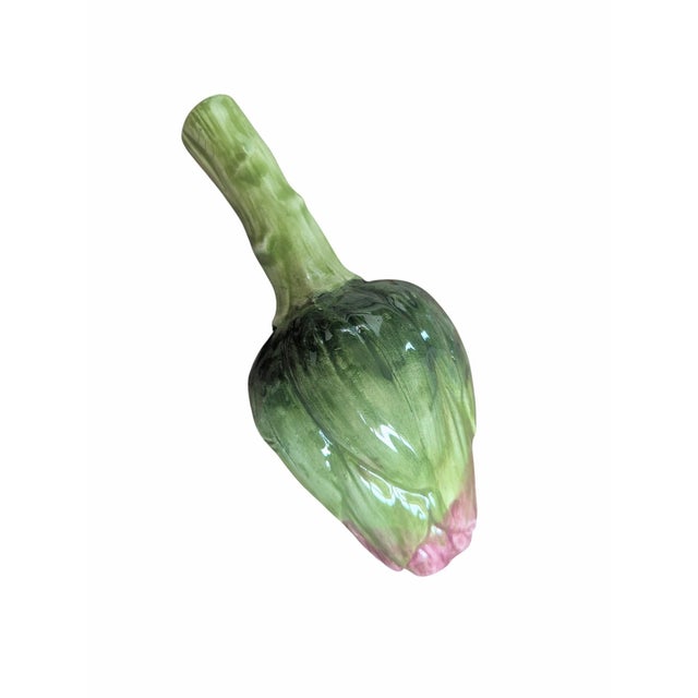 Vintage Trompe Loleil Ceramic Vegetable Decorative Objects - Set of 5 For Sale - Image 10 of 17