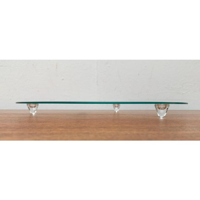 Postmodern Glass Cake Plate, 1980s For Sale - Image 15 of 16
