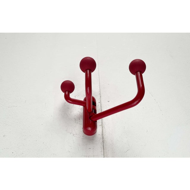 Postmodern Italian Foldable Coat Rack by Patrizia Angeloni for Confalonieri, 1980s For Sale - Image 13 of 18