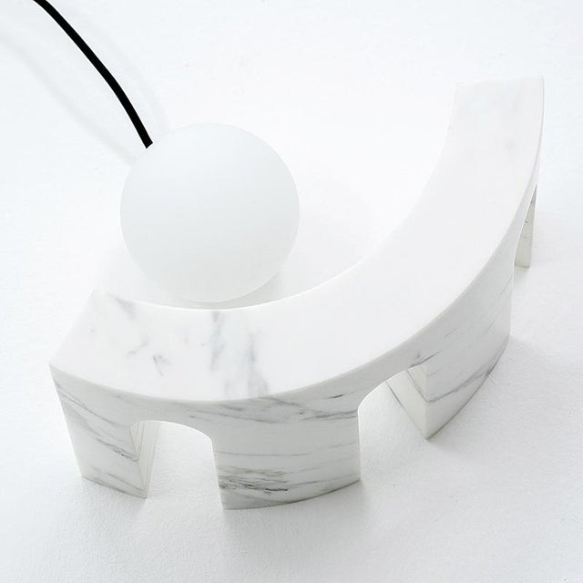 Not Yet Made - Made To Order Gladio Light in Travertine by Giovanni Agliottone For Sale - Image 5 of 7