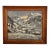 Mid-Century Oil Painting Village in the Mountains by Wilhelm Kaufman For Sale