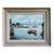 Carol Haydan Marine Harbor Scene Oil on Canvas Board For Sale