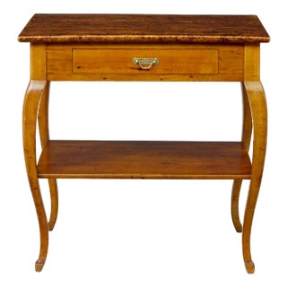 19th Century Fruitwood and Alder Occasional Table, 1890s For Sale