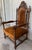Late 19th Century Early 20th Century Vintage Louis XVI Style Spanish Pair of Carved Walnut Armchairs - a Pair For Sale - Image 5 of 13
