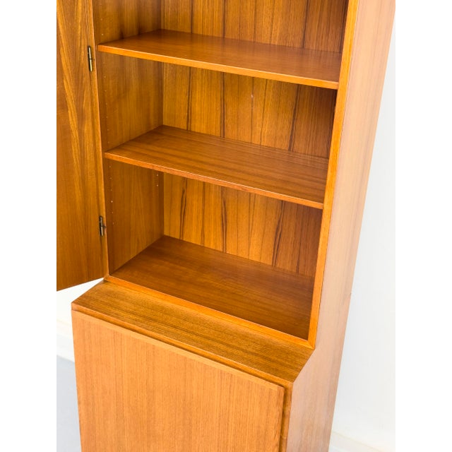 Wood Narrow Teak Cabinet from Omann Jun, 1960s For Sale - Image 7 of 18