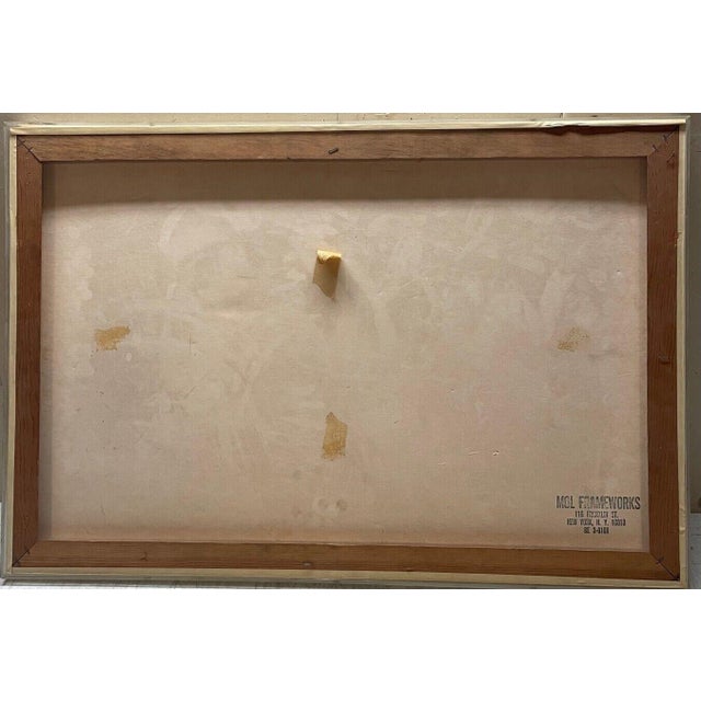 Original Herbert Schiffrin Lyrical Abstraction Signed Expressionism Lithograph For Sale - Image 4 of 12