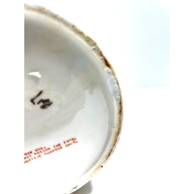 Chinoiserie Porcelain Lidded Ginger Jar – Vintage Floral Greek Key Decorative Jar For Sale - Image 12 of 12