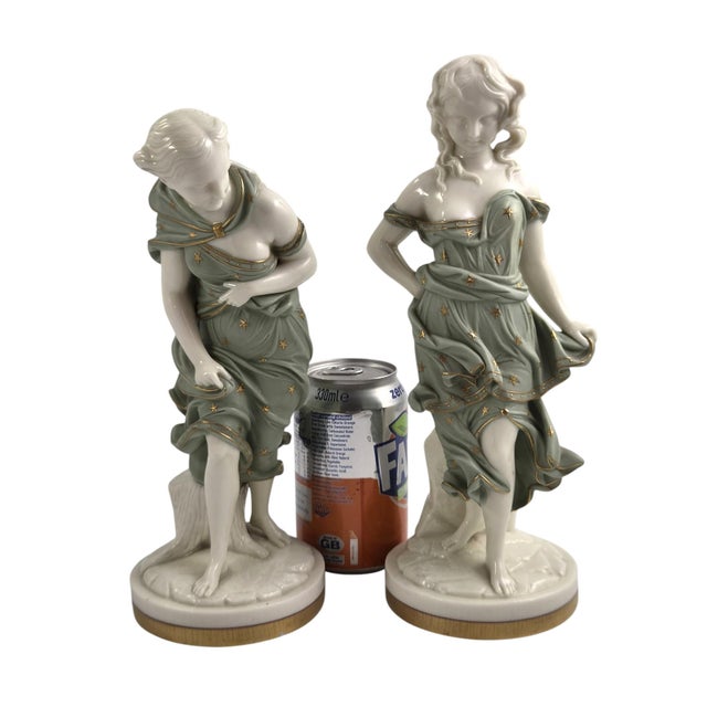 James Hadley, Before & Against the Wind, 1870, Ceramic, Set of 2 For Sale - Image 10 of 11