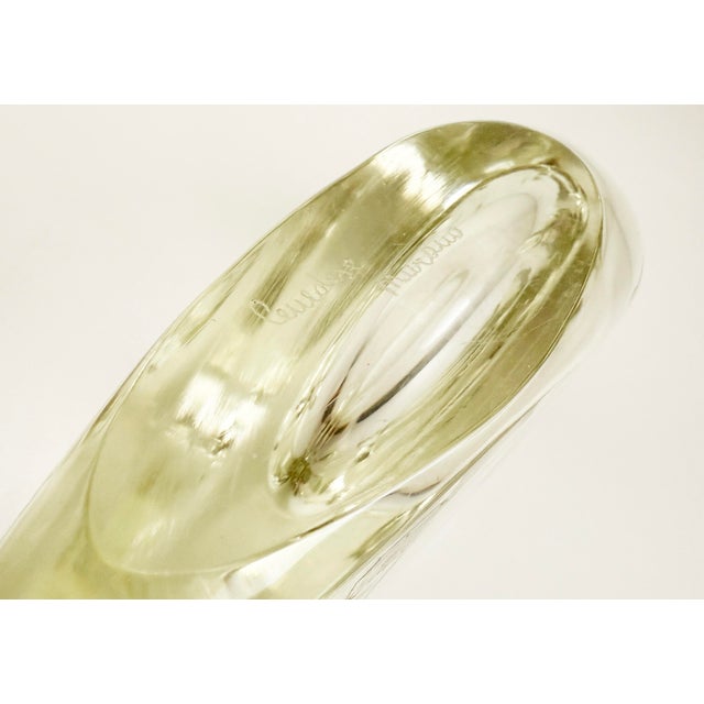 Glass Italian Cenedese Vetri Murano Glass Vase For Sale - Image 7 of 7