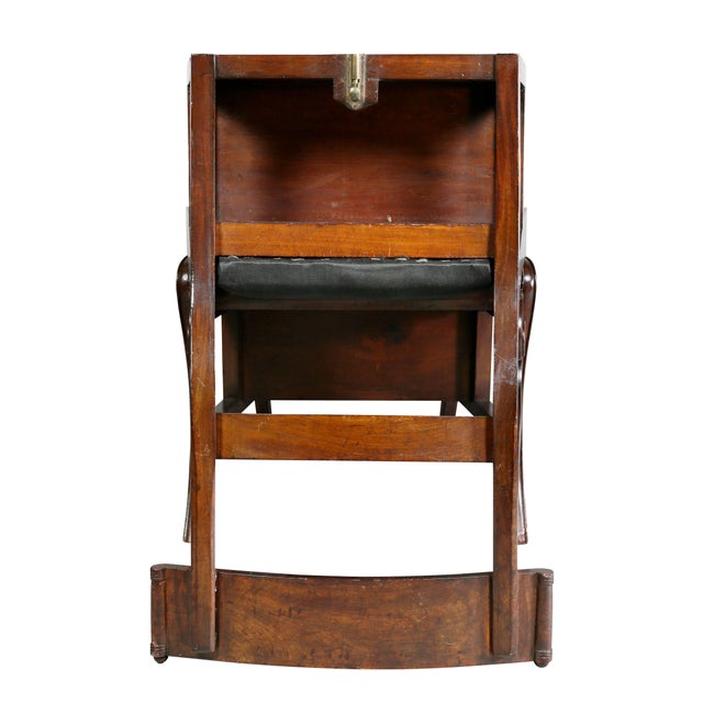 Regency Mahogany Metamorphic Armchair For Sale - Image 10 of 11