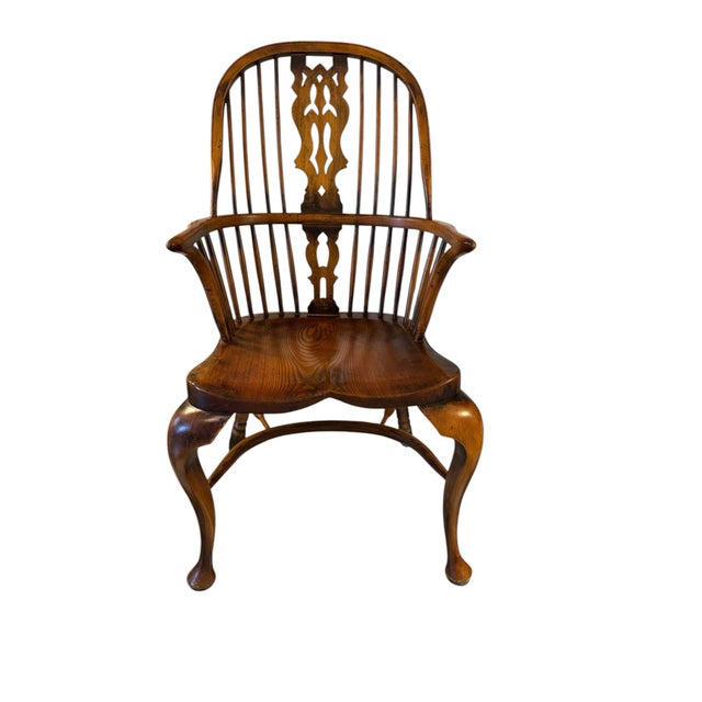 Continental Furniture Company Windsor English Style Dining Chairs - Set of 2 For Sale - Image 9 of 11
