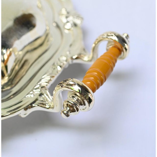 Silver Silver Plate Food Warmer, Sheffield For Sale - Image 8 of 17