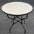 Moroccan 32" Handcrafted Beige and White Rafraf Moroccan Mosaic Table For Sale - Image 3 of 7