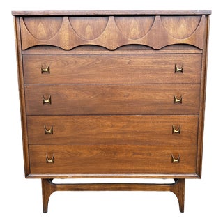 Broyhill Brasilia Highboy Dresser Midcentury For Sale