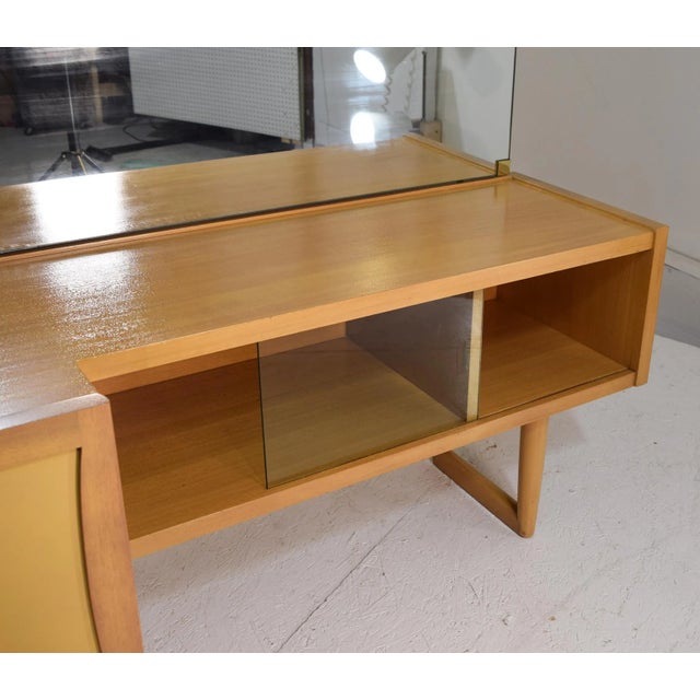 Mid Century Vanity & Mirror For Sale - Image 4 of 13