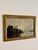 Discovered in Paris and signed by the artist, this antique painting is oil on canvas depicting a Dutch waterfront setting...