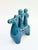 Bitossi Rimini Blu Ceramic Sculpture of Horse and Riders by Aldo Londi for Bitossi, 1970s For Sale - Image 4 of 9