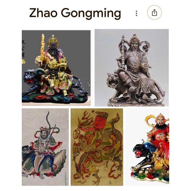 Antique Chinese Zhao Gongming God of Wealth Fortune Ming Cizhou Tz’uchou Pottery For Sale - Image 4 of 7