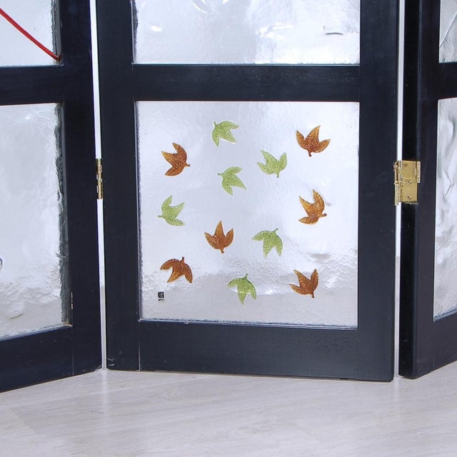 Room Divider with 12 Murano Glass Tiles, 1990s For Sale - Image 11 of 15