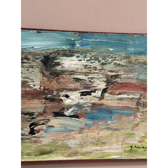 Yngve Werngren, Komposition, 1974, Oil Painting on Canvas, Framed For Sale - Image 10 of 16