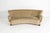 This is simply one cool sofa. It boasts a Danish art deco design and is upholstered in a wavy diamond mohair/velour type...
