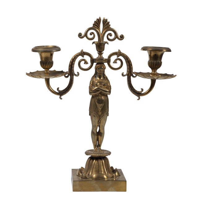 French Candleholders, 19th Century, Set of 2 For Sale - Image 4 of 5