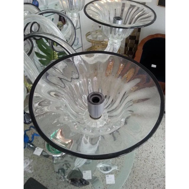 1990s Murano Glass Chandelier For Sale In West Palm - Image 6 of 12