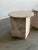 1990s Marble Plinth Side Tables - Pair For Sale In Los Angeles - Image 6 of 12