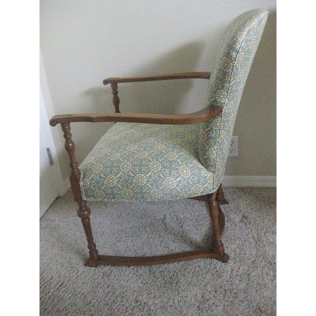 Mid-Century Modern 20th Century Boho Chic Accent Chair For Sale - Image 3 of 8