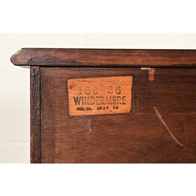 Kindel Furniture Georgian Carved Solid Mahogany Block Front Triple Dresser For Sale - Image 17 of 18