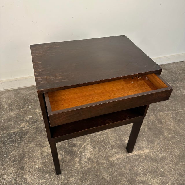 Mid-Century Modern Mid-Century Edward Wormley for Dunbar Nightstand For Sale - Image 3 of 10