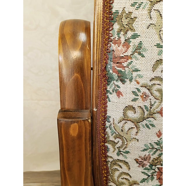 1970s Price Products Ornate Tapestry Upholstered Bentwood Rocking Chair For Sale - Image 10 of 11