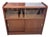 Mid-Century Walnut Display Bar or Media Cabinet, Germany, 1950 For Sale