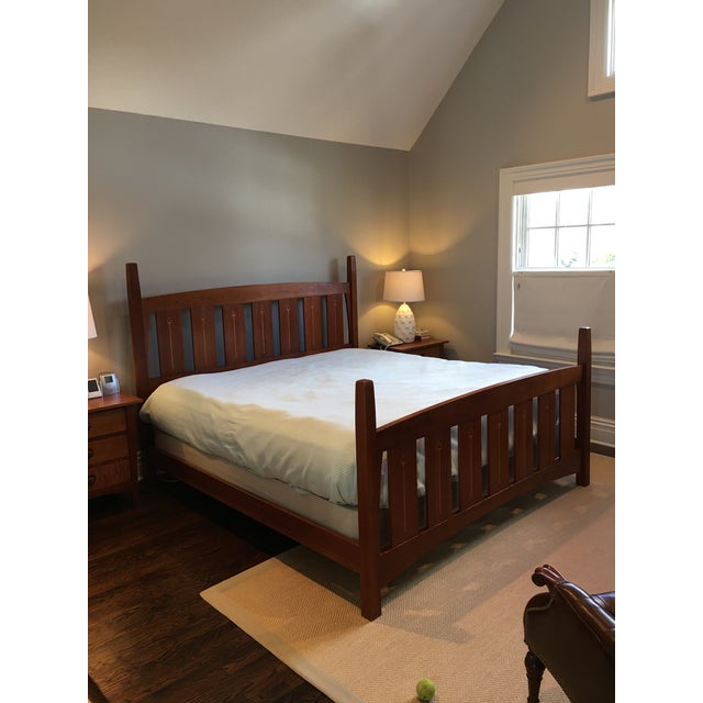 Stickley Harvey Ellis Cherry King Size Bed Chairish