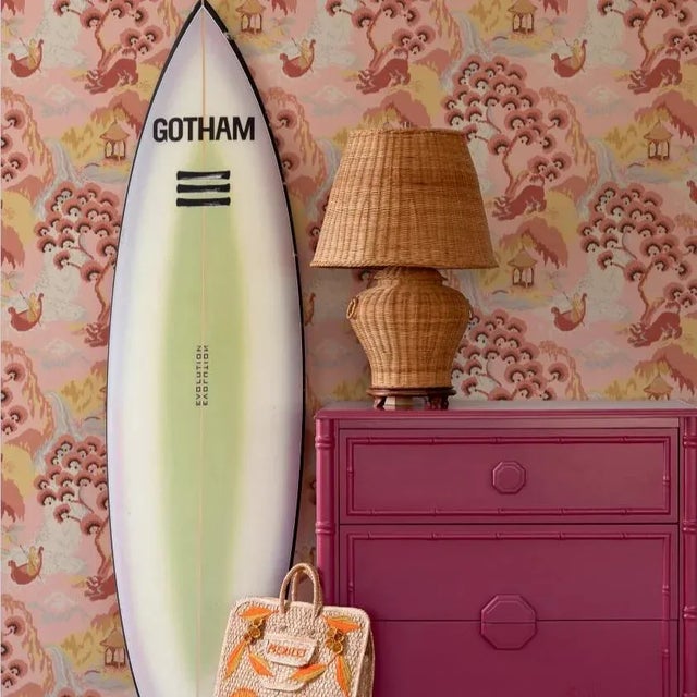 Inspired by the timeless, effortless chic of Chinoiserie, this glorious textile boasts a stunning scenic. Travel to a...