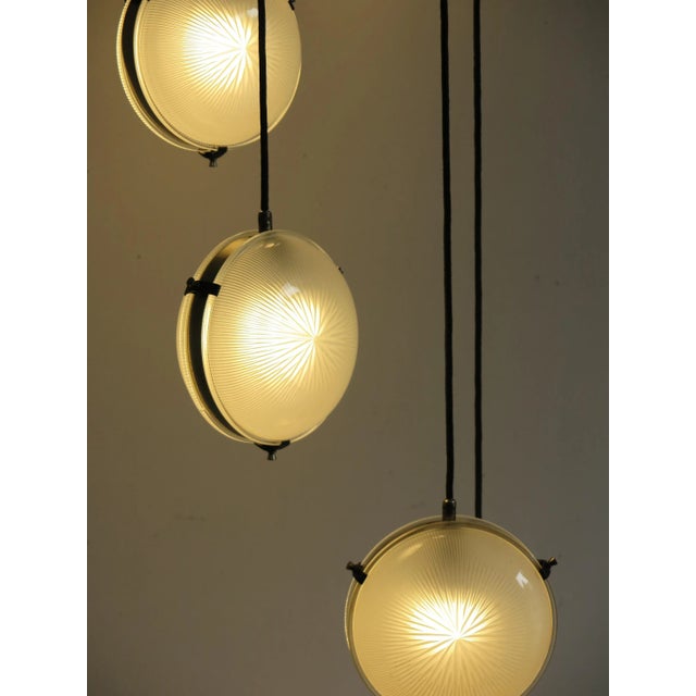 Black Italian Ceiling Lamp by Sergio Mazza for Artemide, 1960s For Sale - Image 8 of 17