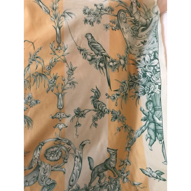 Scalamadre Cotton Toile Print Fabric- 20 Yards For Sale - Image 10 of 12