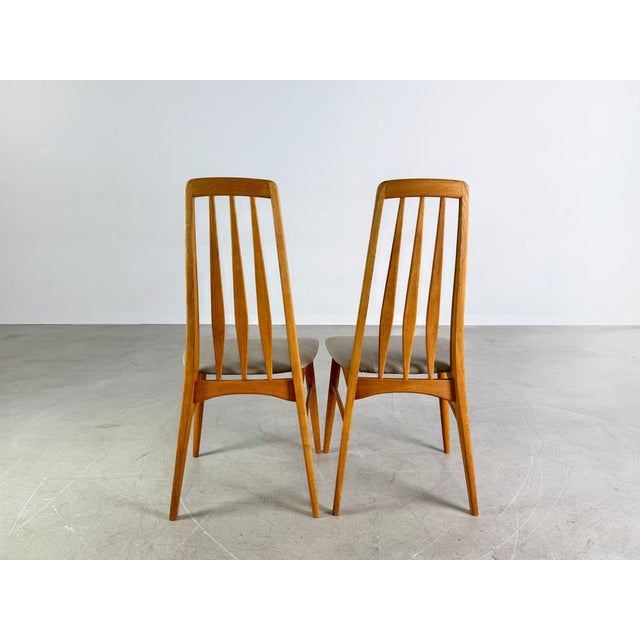 Brown Mid-Century Side Chairs by Niels Koefoed for Koefoeds Hornslet, Set of 2 For Sale - Image 8 of 10