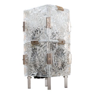 Table Lamp by Kamenický Šenov, Czechoslovakia, 1960s For Sale