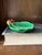 Ceramic Vintage Gift Ideas Creation Japan Green Cabbage Leaf Serving Dish, Mid Century Ceramic Tidbit Tray, Fruit Motif Majolica For Sale - Image 7 of 9