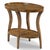 Transitional Linwood Oval Side Table in Brown For Sale - Image 3 of 3
