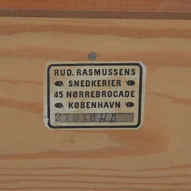 Bookcase in Mahogany by Mogens Koch, 1980s For Sale - Image 14 of 15