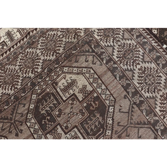 Antique Ersari Rug With Traditional Gul Motifs and Subtle Colors 10'9 X 18'3 For Sale - Image 12 of 12