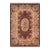Art Nouveau 1990's Pak-Persian Black/Taupe Wool Rug - 6'2'' X 9'3'' For Sale