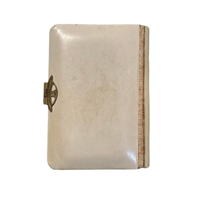 Antique White Antique Celluloid French Prayer Book For Sale - Image 8 of 10