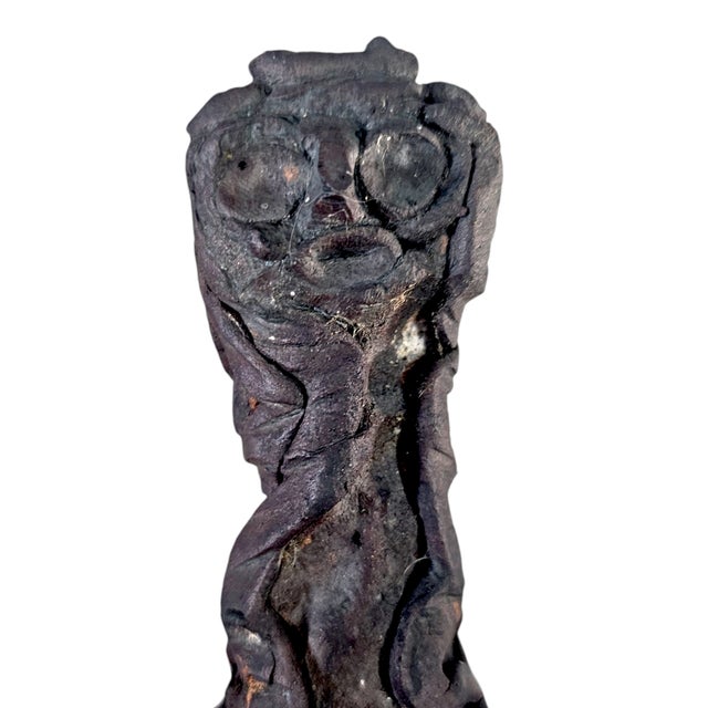 Claude Horan Signed Hawaiian Studio Pottery Female Sculpture 14" For Sale - Image 14 of 18