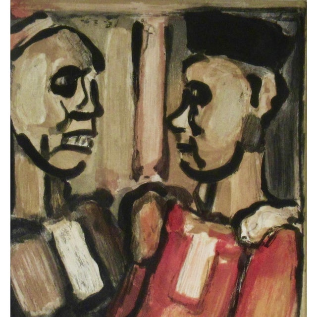 Georges Rouault "Juges" From The Suite "Les Fleurs Du Mal"" 1938 Reproduction Print For Sale - Image 4 of 6