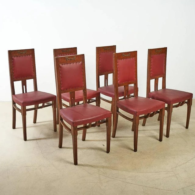 Chairs, 1920s-1930s, Set of 6 For Sale - Image 9 of 9