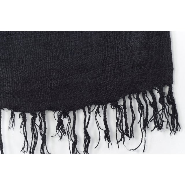 Anatolian Black Hemp Rug, 1960 For Sale - Image 11 of 18