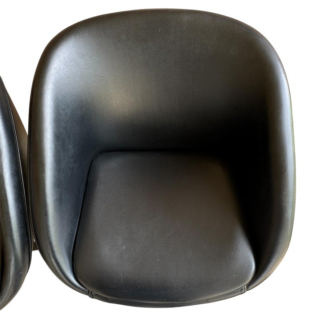 1960s Set of 4 Mid Century Chromcraft Swivel Pod Chairs on Casters For Sale - Image 16 of 18